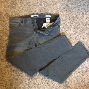 Faded black/ grey skinny ankle jeans
